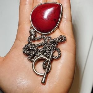 Lucky brand silver necklace